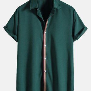 Webbing Paneled Shirt